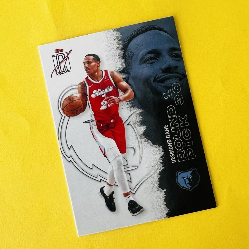 2025-26 Topps Signature Class Round 1 Pick 30 Desmond Bane #80 Grizzlies